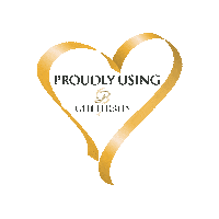 Logo Love Sticker by Glitterbels