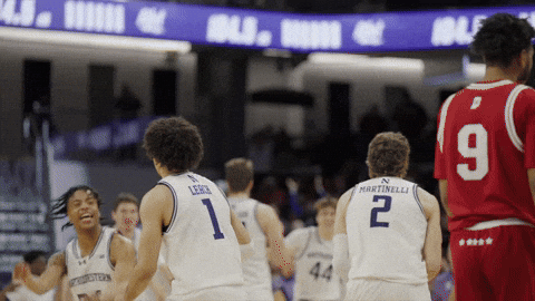 College Hoops Wildcats GIF by Northwestern Athletics
