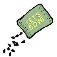 moederstuin moestuin zaaien moederstuin lets sow Sticker