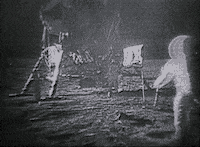 buzz aldrin space GIF by US National Archives