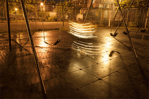 light painting GIF