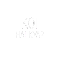 jatin_baba rainbow typography weed question Sticker