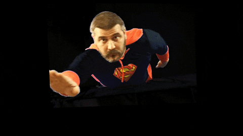festiamoshop giphyupload superman superhero super hero GIF