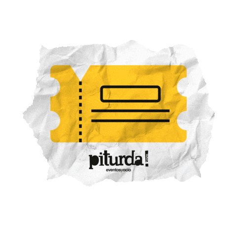piturda giphyupload ticket jaen entradas Sticker