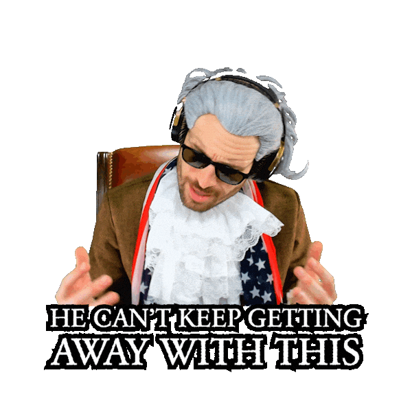 He Cant Keep Getting Away With This Sticker