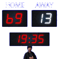 13 Away Sticker