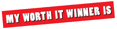 Worth It Winner Sticker by BuzzFeed