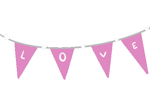 In Love Hearts Sticker