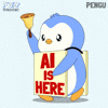 Artificial Intelligence Penguin GIF by Pudgy Penguins