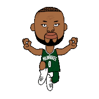 Milwaukee Bucks Dance Sticker