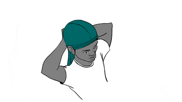 nighttimestories waves haircut durag swimmers GIF