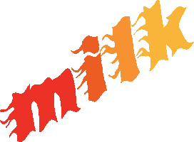 fire wave Sticker by Milk