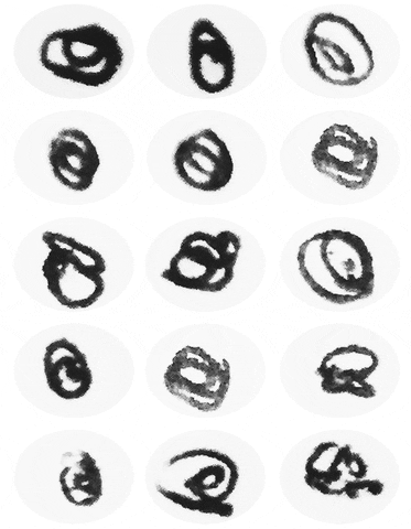 Black And White Scribbles GIF by Yvonne Cheng