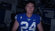 Byu Football Heart GIF by BYU Cougars