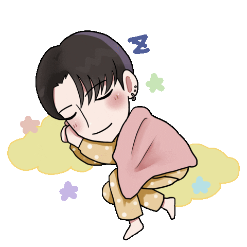 mata_zaemon giphyupload sleep zzz yuuki Sticker