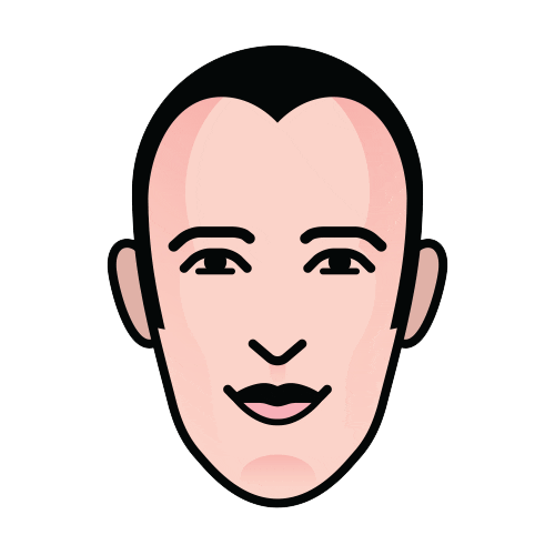 Wink Kiss Sticker by Karim Rashid