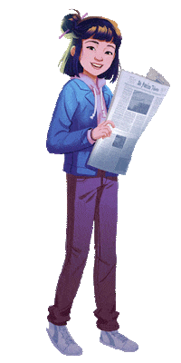 News Book Sticker by Scholastic