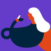 jportch coffee illustration purple mug GIF