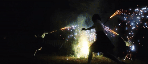 and so we put goldfish in the pool GIF by NOWNESS