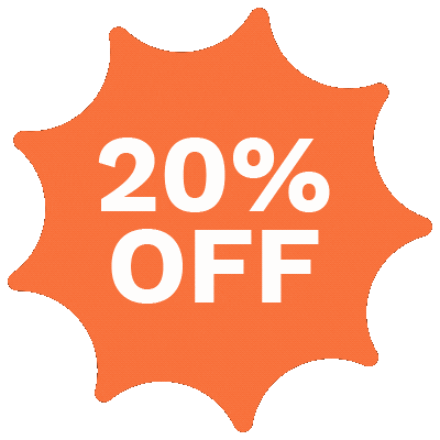 SUAVS giphyupload sale 20 20off Sticker