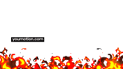 Animation Burning Sticker by youmotion.com