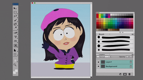 wendy testaburger photoshop GIF by South Park 