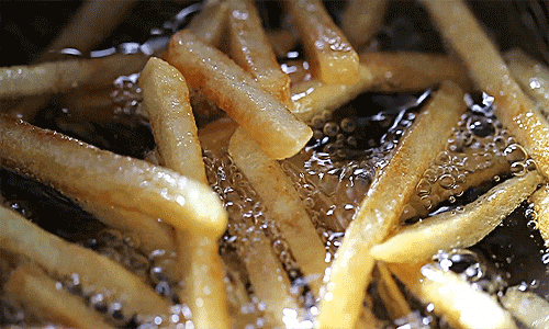 French Fries Sizzle GIF
