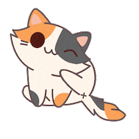 Kitten Hello Sticker by HyperBeard