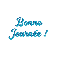 Bonjour Hello Sticker by La Menthe Bleue