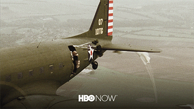 Band Of Brothers Plane GIF by HBO
