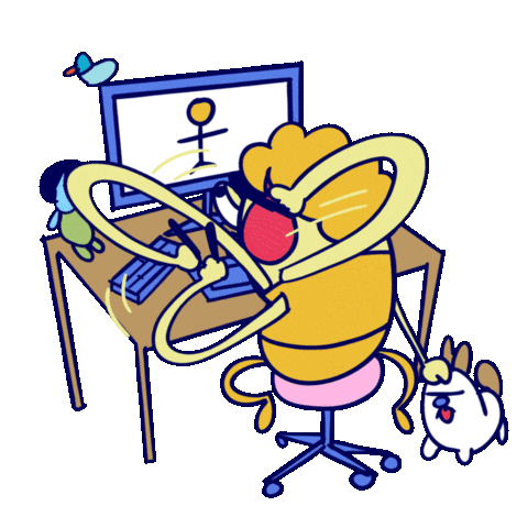 magicalcorneranimator giphyupload graphic designer cuac cuac design Sticker