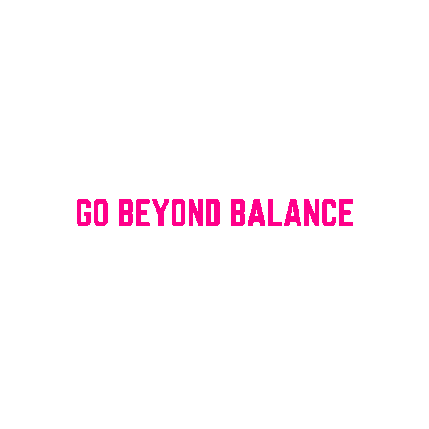 Pink Go Beyond Sticker by StrongBoard Balance