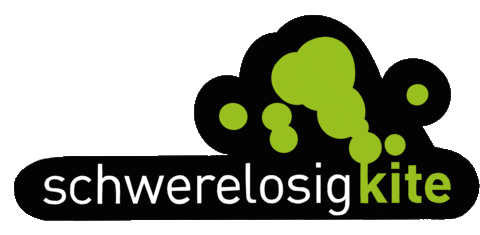 Surfing Kite Sticker by WIE AM SCHNUERCHEN