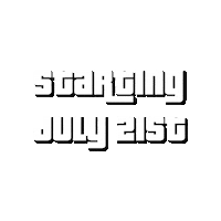 Starting July 21St Sticker by Jazz Montez