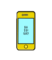 phone conflictivefatkid Sticker by BA$$ILONES