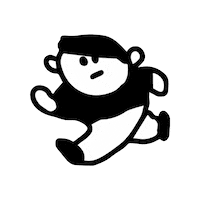 jelly99man hello hi running run Sticker