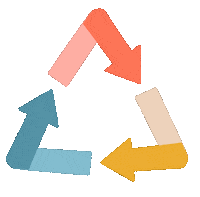 Earth Reduce Sticker by The Paper Bunny