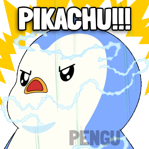 Excited Pokemon GIF by Pudgy Penguins