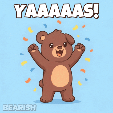 Excited Happy Birthday GIF by BEARISH