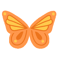 summer butterfly Sticker by Quinn the Fox