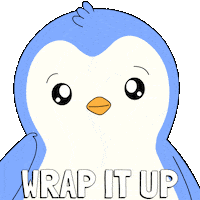 Get On With It Hurry Up Sticker by Pudgy Penguins