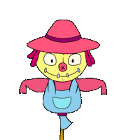 AndVito cartoon weird waiting wind Sticker