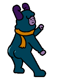 Booty Celebrate Sticker