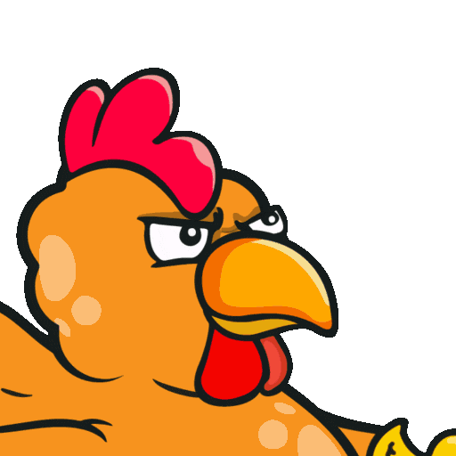 duckieland chicken determined duckie pumpit Sticker
