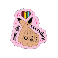 Gay Pride Sticker by Witchin Store