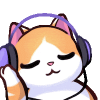 Red Cat Dancing Sticker