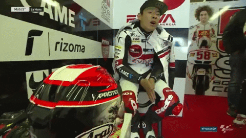 tired motor sports GIF by MotoGP