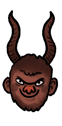 Demon Sticker