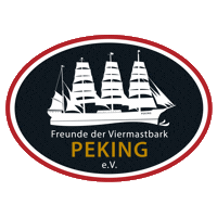 Hamburg Tallship Sticker by Freunde der Viermastbark PEKING
