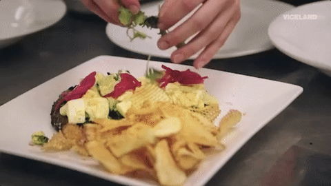 plate garnish GIF by HUANG'S WORLD